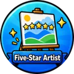 Paint to Get Rich 🎨 Badges